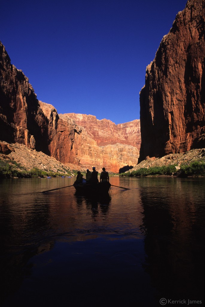 Rowing Trip in Grand Canyon Oar-powered raft on the Colorado River